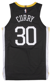 2018/19 Steph Curry Game Used & Photo-Matched Alternate Home Jersey - Matched to 2/6/2019 (MeiGray Photo-Match) 
